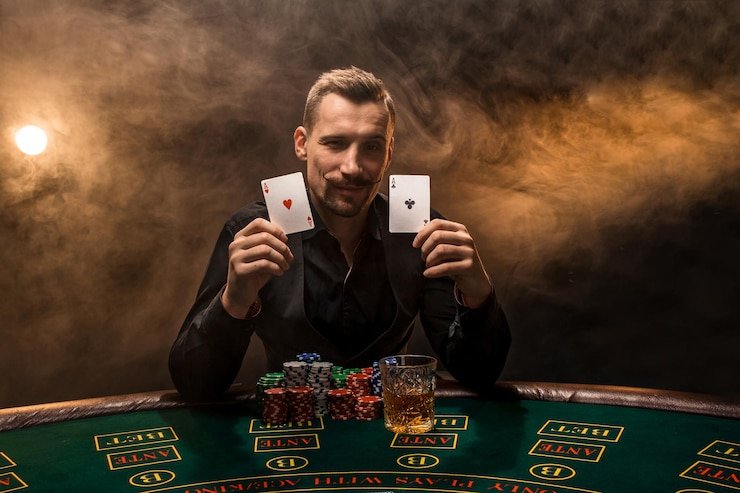 Live dealer table and slot game lobby